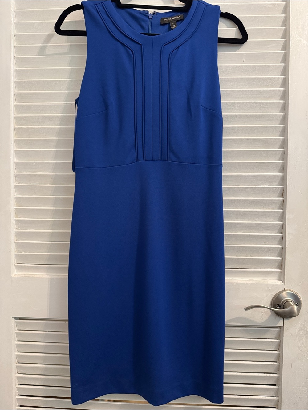 Banana Republic Sleeveless Cobalt Sheath Dress